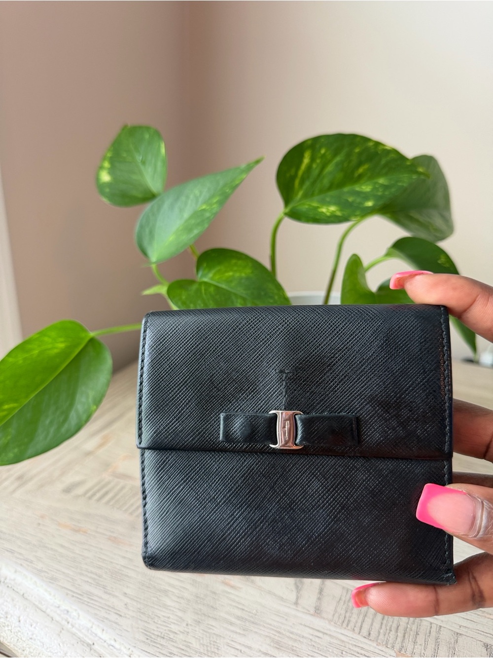 Salvatore Ferragamo wallet in black